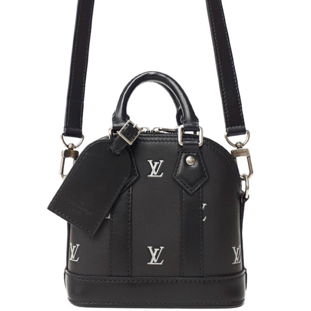 Louis Vuitton Alma city bag in black Blason calf leather